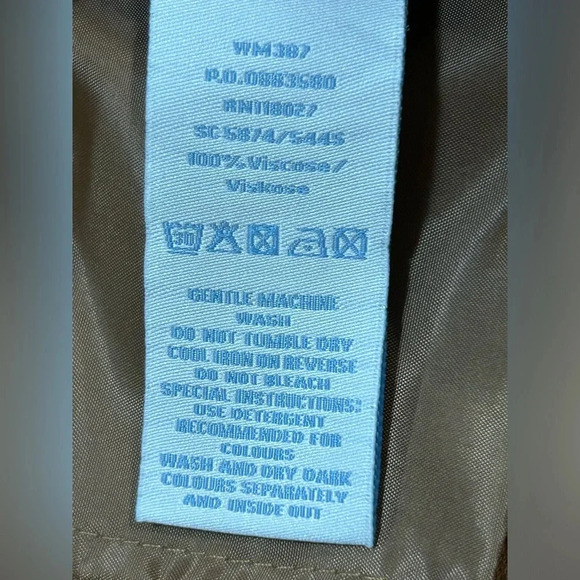 BODEN Brown Khaki Viscose Joggers - Picture 6 of 7